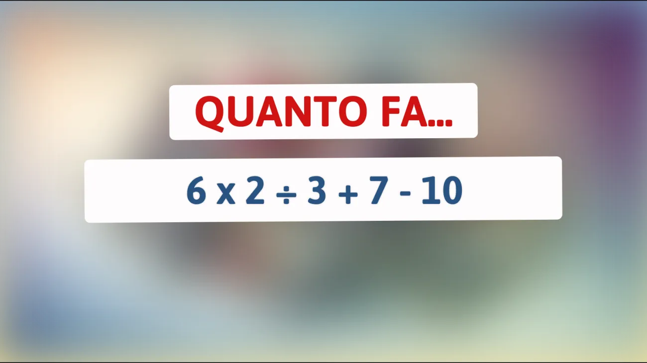 \"Solo il 5% delle persone prende la decisione giusta: riesci a risolvere questo sorprendente enigma matematico?\""