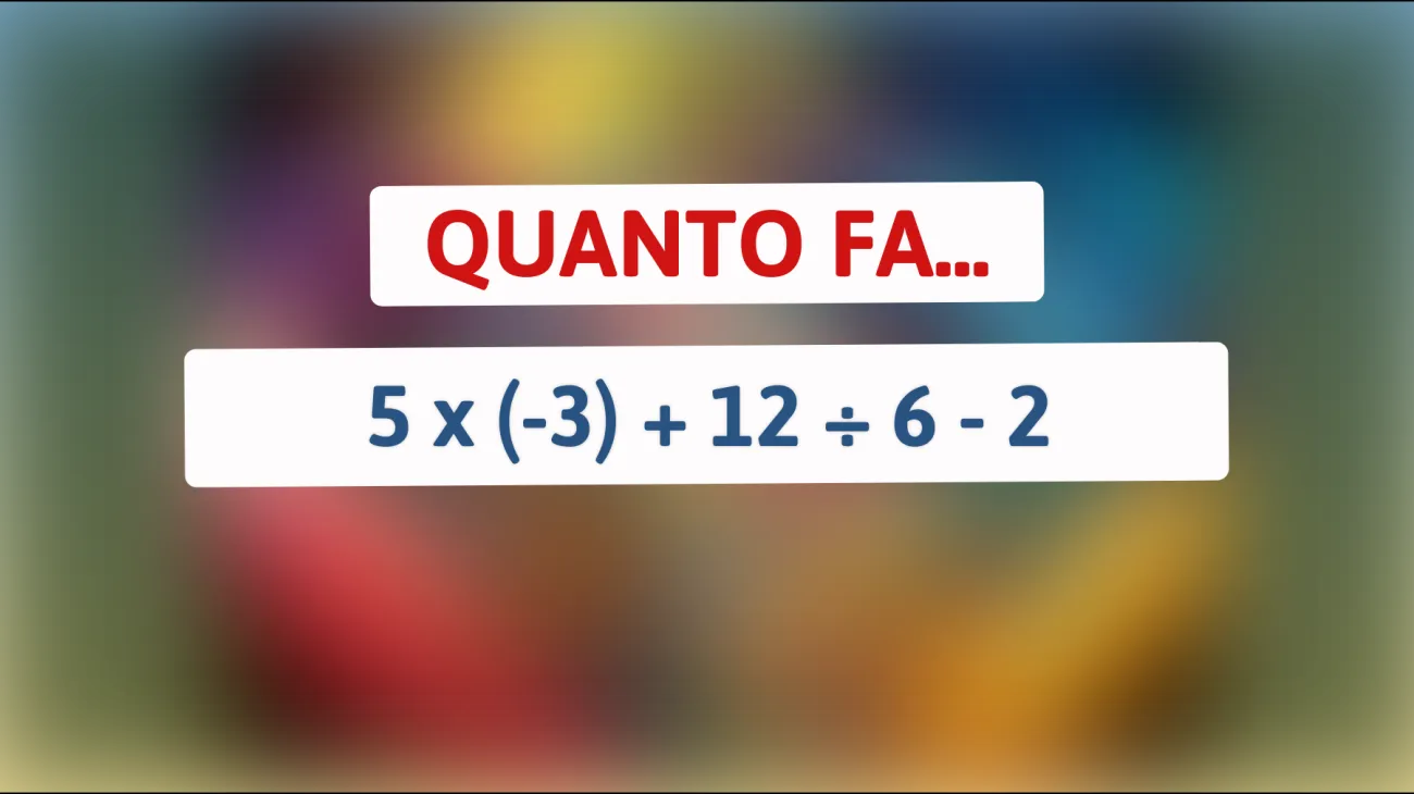 \"Svelato il semplice indovinello matematico che solo i veri geni riescono a risolvere\""