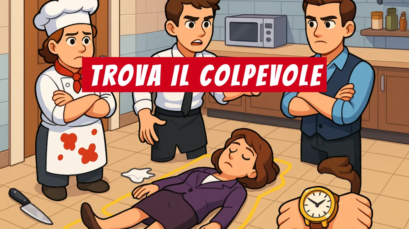 Solo il 2% riesce a risolverlo: riesci a scoprire il colpevole nel mistero in cucina? Sfida la tua intelligenza con questo quiz geniale!"